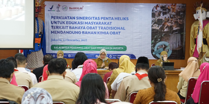 Sinergitas Penta Heliks Edukasi Bahaya Obat Tradisional Mengandung Bahan Kimia Obat